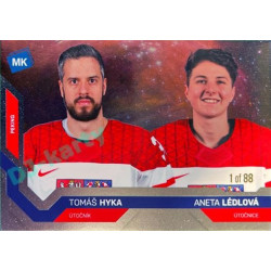 2021/22 MK reprezentace #089 T. Hyka / A. Lédlová ZOH Universe level 1 1of88
