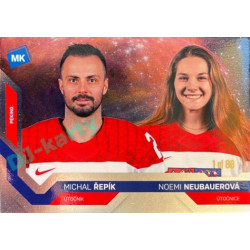 2021/22 MK reprezentace #093 M. Řepík / N. Neubauerová ZOH Universe level 1 1of88