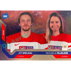 2021/22 MK reprezentace #095 J. Smejkal / M. Pejzlová ZOH Universe level 1 1of88