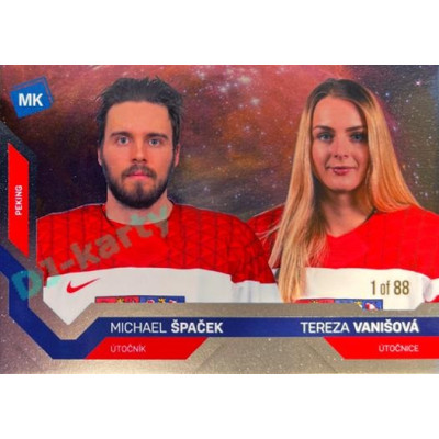 2021/22 MK reprezentace #098 M. Špaček / T. Vanišová ZOH Universe level 1 1of88