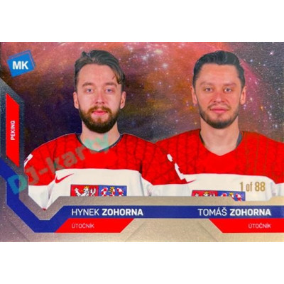 2021/22 MK reprezentace #099 H. Zohorna / T. Zohorna ZOH Universe level 1 1of88