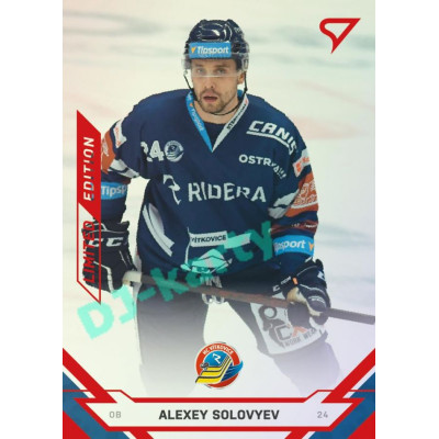 2021/22 Sportzoo TIPSPORT ELH 2. série #335 Alexey Solovyev Red xx/49