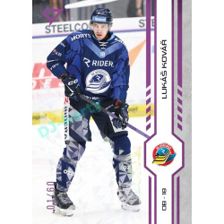 2024/25 Sportzoo ELH 1. serie #150 Lukáš Kovář Purple Iceberg xx/60