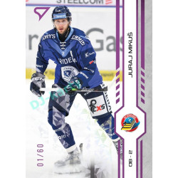 2024/25 Sportzoo ELH 1. serie #152 Juraj Mikuš Purple Iceberg xx/60