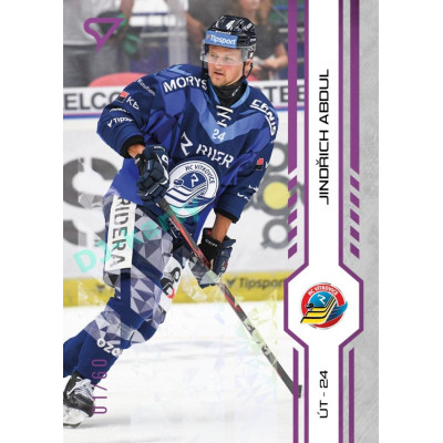 2024/25 Sportzoo ELH 1. serie #154 Jindřich Abdul Purple Iceberg xx/60