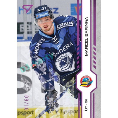 2024/25 Sportzoo ELH 1. serie #155 Marcel Barinka Purple Iceberg xx/60