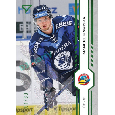 2024/25 Sportzoo ELH 1. serie #155 Marcel Barinka Green Glitter xx/30