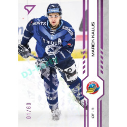 2024/25 Sportzoo ELH 1. serie #159 Marek Kalus Purple Iceberg xx/60