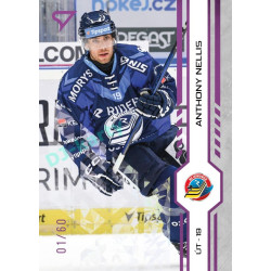 2024/25 Sportzoo ELH 1. serie #161 Anthony Nellis Purple Iceberg xx/60