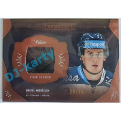 2020/21 OFS 1. série Daniel Krenželok #RPS-DKR 28/75 Game Used Remnants