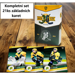 2024/25 Goal Cards Maxa liga 1. série kompletní set 21ks řadových karet Vsetína 30 let od finále