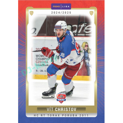 2024/25 Goal Cards Maxa liga 1. série #POR-19 Vít Christov Parallel 1of15