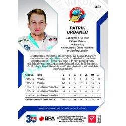 2022/23 Sportzoo ELH 2. série #310 Patrik Urbanec