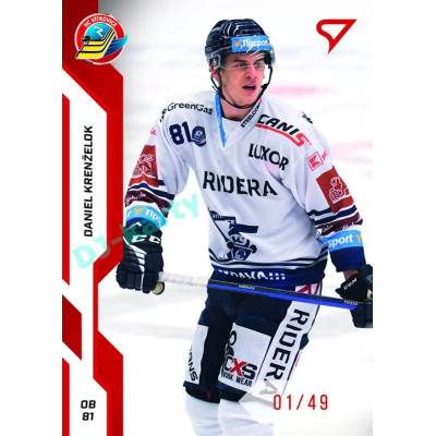 2022/23 Sportzoo ELH 2. série #309 Daniel Krenželok Red xx/49