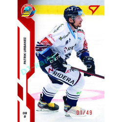 2022/23 Sportzoo ELH 2. série #310 Patrik Urbanec Red xx/49