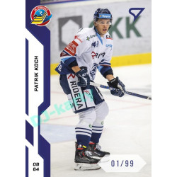 2022/23 Sportzoo ELH 1. série #130 Patrik Koch Blue xx/99