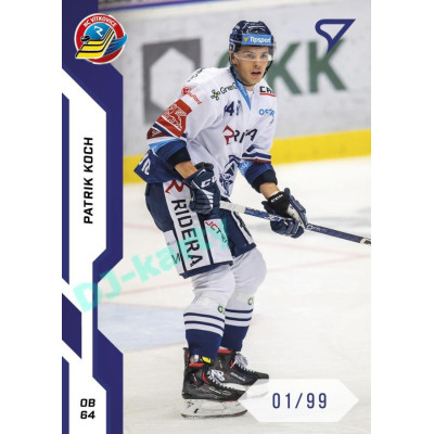 2022/23 Sportzoo ELH 1. série #130 Patrik Koch Blue xx/99