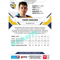 2021/22 Sportzoo TIPSPORT ELH 2. série #356 Tomáš Hanousek