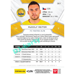 2021/22 Sportzoo Fortuna Liga Rudolf Reiter #61