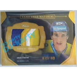 2020/21 OFS 1.série David Šťastný #GUM-DŠŤ 39/109 Game Used Material