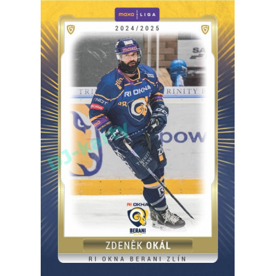 2024/25 Goal Cards Maxa liga 1. série #ZLI-29 Zdeněk Okál Parallel 1of15
