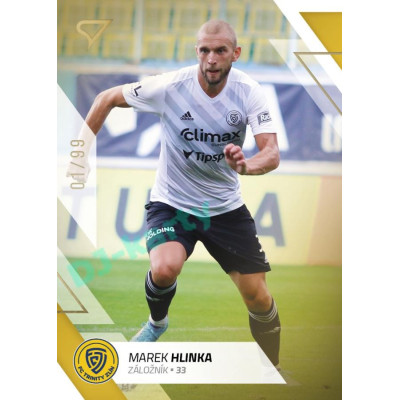 2022/23 Sportzoo Fortuna Liga 2. série #332 Marek Hlinka Gold xx/99