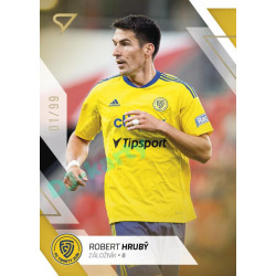 2022/23 Sportzoo Fortuna Liga 2. série #333 Robert Hrubý Gold xx/99