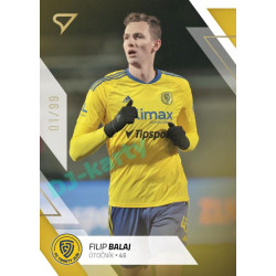2022/23 Sportzoo Fortuna Liga 2. série #335 Filip Balaj Gold xx/99
