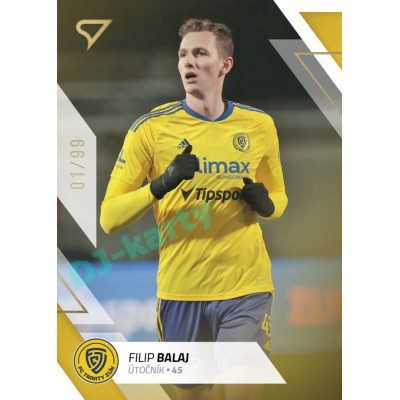 2022/23 Sportzoo Fortuna Liga 2. série #335 Filip Balaj Gold xx/99