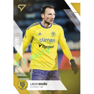 2022/23 Sportzoo Fortuna Liga 2. série #338 Libor Kozák Gold xx/99