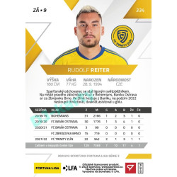 2022/23 Sportzoo Fortuna Liga 2. série #334 Rudolf Reiter
