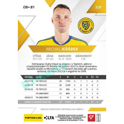 2022/23 Sportzoo Fortuna Liga 2. série #329 Michal Jeřábek
