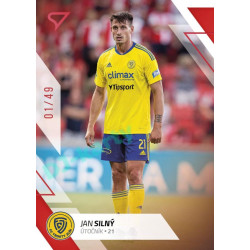 2022/23 Sportzoo Fortuna Liga 2. série #339 Jan Silný Red xx/49