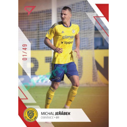 2022/23 Sportzoo Fortuna Liga 2. série #329 Michal Jeřábek Red xx/49