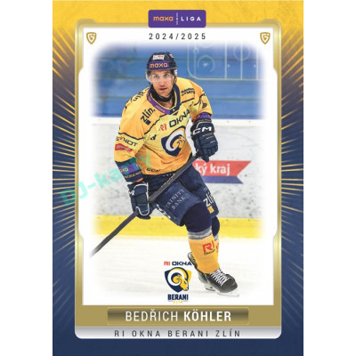 2024/25 Goal Cards Maxa liga 1. série #ZLI-20 Bedřich Köhler