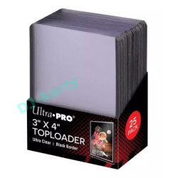 Ultra Pro - Toploader 35pt 3''x4'' Black Border 1 ks