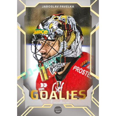 2023/24 Goal cards Chance Liga 2. série #G-09 Jaroslav Pavelka Goalies