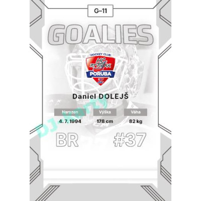 2023/24 Goal cards Chance Liga 2. série #G-11 Daniel Dolejš Goalies