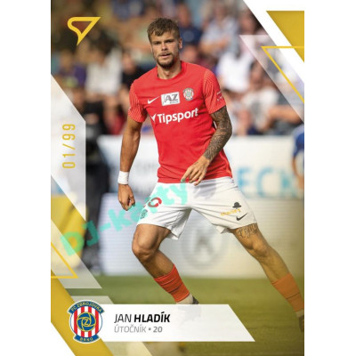 2022/23 Sportzoo Fortuna Liga 1. série #196 Jan Hladík Gold xx/99