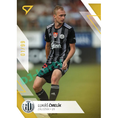2022/23 Sportzoo Fortuna Liga 1. série #121 Lukáš Čmelík Gold xx/99
