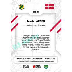2023/24 Goal cards Chance Liga 2. série #IN-09 Mads Larsen International