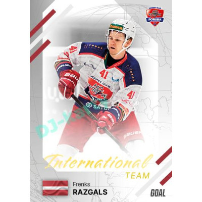 2023/24 Goal cards Chance Liga 2. série #IN-13 Frenks Razgals International