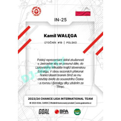 2023/24 Goal cards Chance Liga 2. série #IN-25 Kamil Walega International
