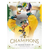 2024 Goal Cards Vsetín Champions #01 Maxim Žukov