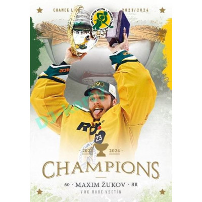 2024 Goal Cards Vsetín Champions #01 Maxim Žukov