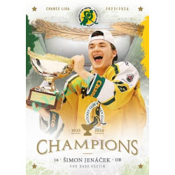 2024 Goal Cards Vsetín Champions #08 Šimon Jenáček