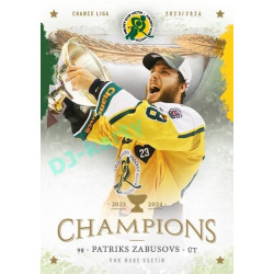 2024 Goal Cards Vsetín Champions #14 Patriks Zabusovs