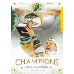 2024 Goal Cards Vsetín Champions #16 Štěpán Matějček