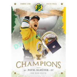 2024 Goal Cards Vsetín Champions #17 Pavel Klhůfek