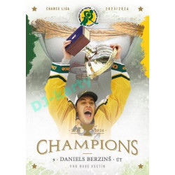 2024 Goal Cards Vsetín Champions #18 Daniels Berzinš